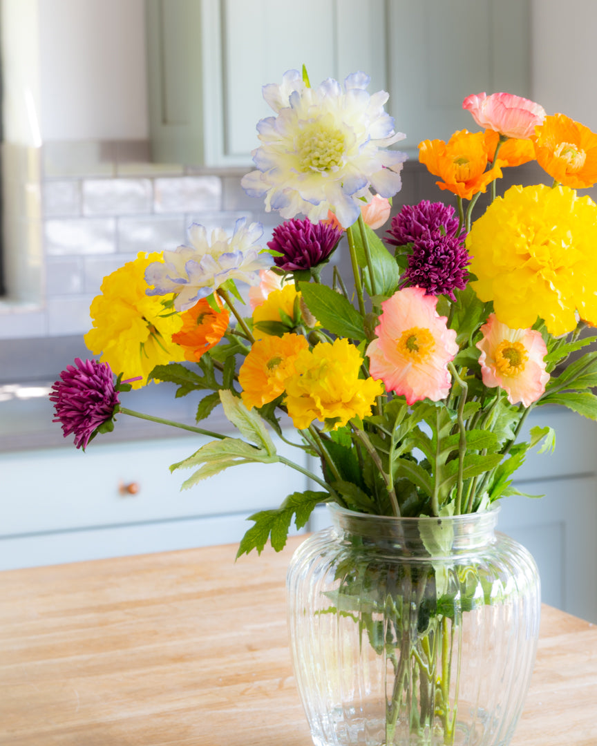 Meadow Poppies in Vase