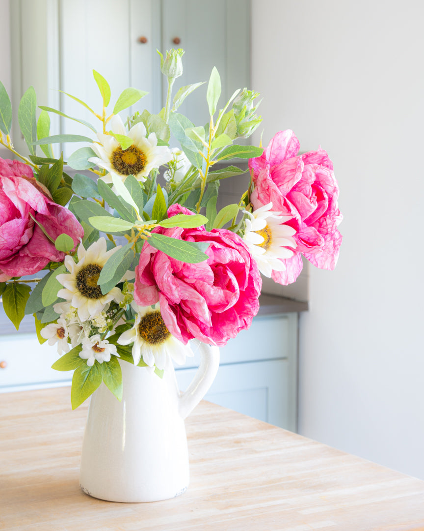 Summer Peony & Sunflower Bouquet
