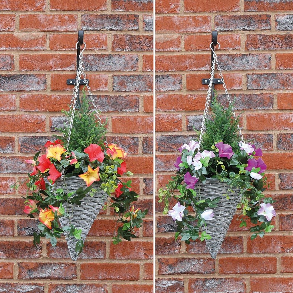 Petunia Cone Hanging Basket (2 colours)