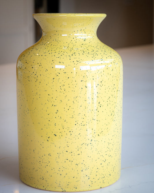 Ochre Speckled Vase