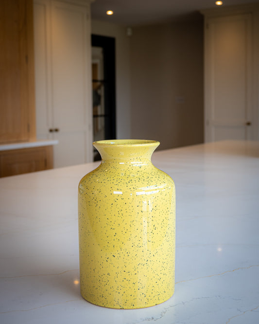 Ochre Speckled Vase