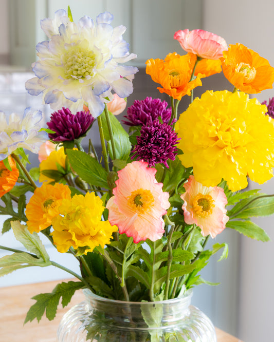 Meadow Poppies in Vase