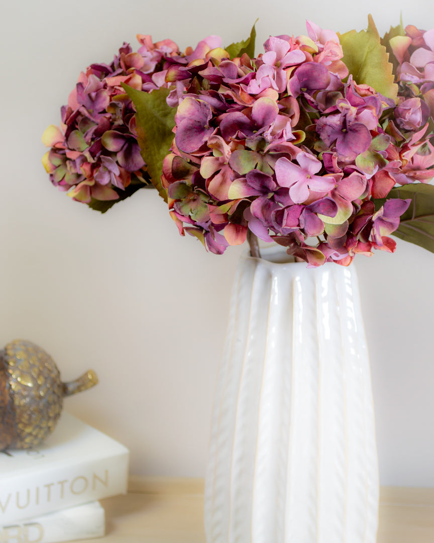 Dried-Look Magenta Hydrangea