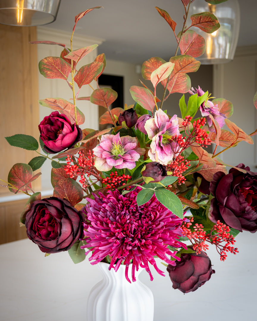 Magenta Rose & Berry Bouquet