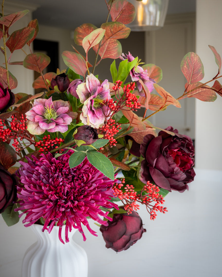 Magenta Rose & Berry Bouquet