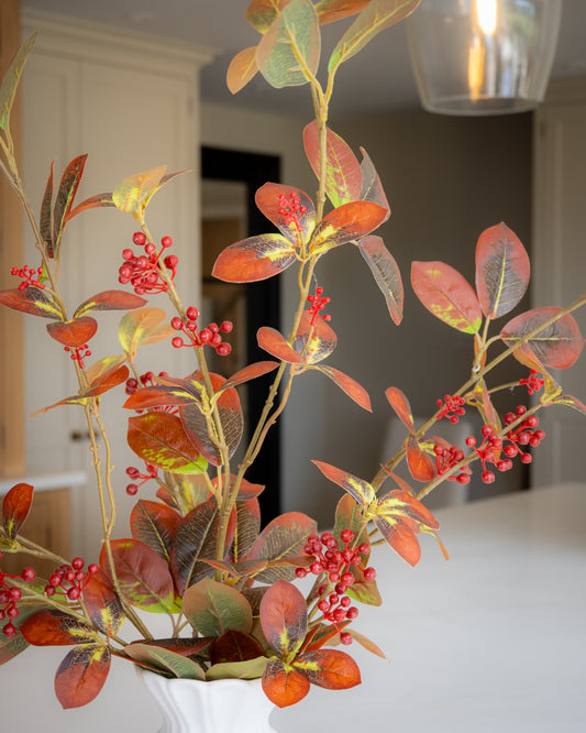 Autumn Berry Leaf Stem