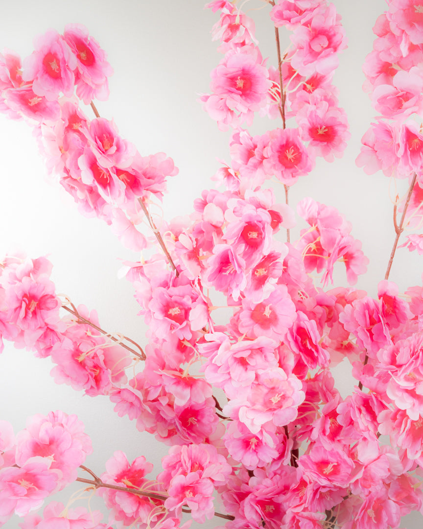 Pink Blossom Spray - Set of Three