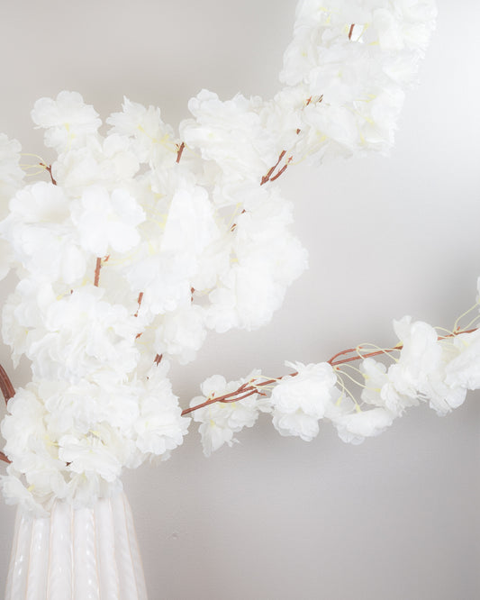 Ivory Blossom Spray - Set of Three