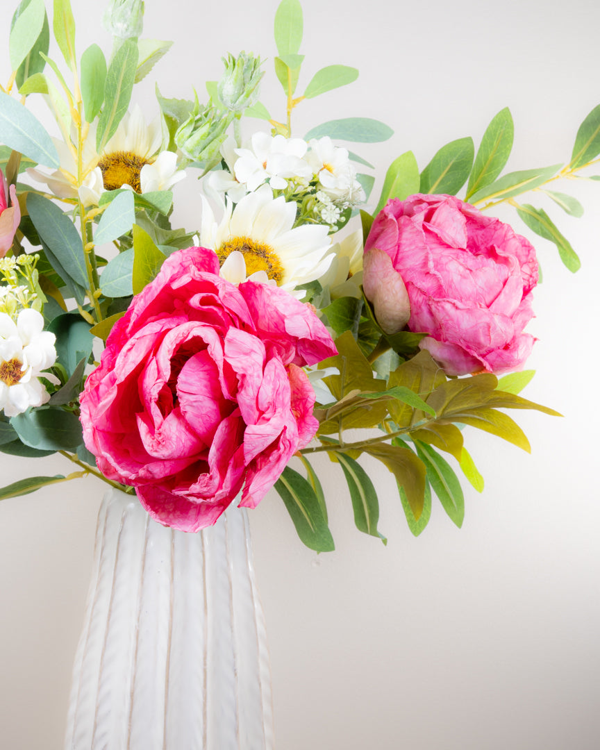 Summer Peony & Sunflower Bouquet