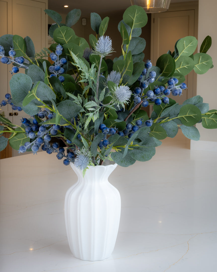Winter Eucalyptus & Blueberry Bouquet