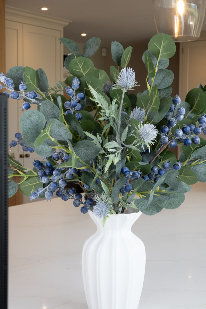 Winter Eucalyptus & Blueberry Bouquet