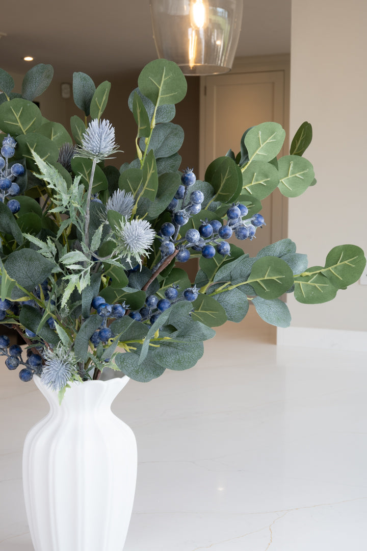 Winter Eucalyptus & Blueberry Bouquet