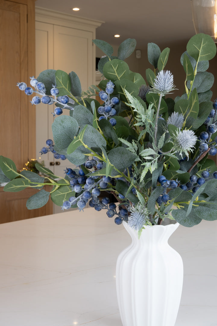 Winter Eucalyptus & Blueberry Bouquet