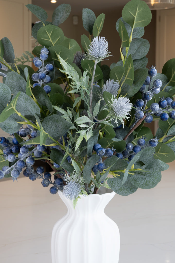 Winter Eucalyptus & Blueberry Bouquet