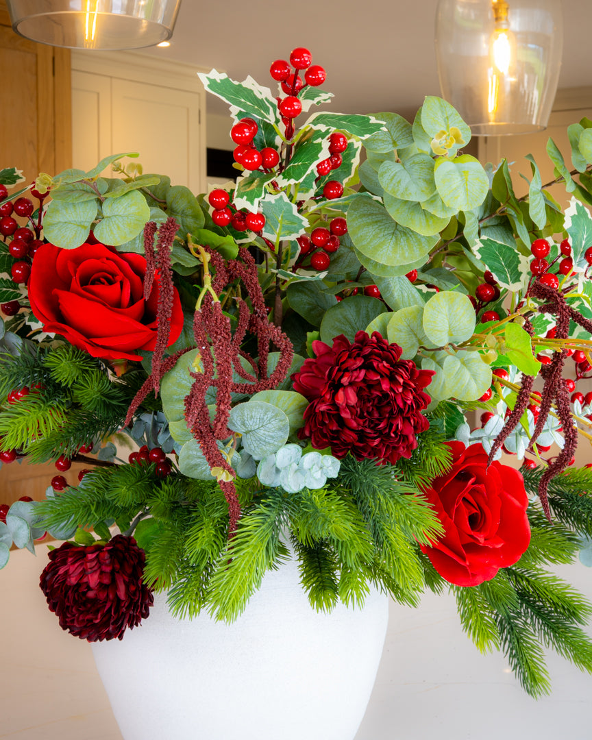 Luxury Winter Red Berry Bouquet