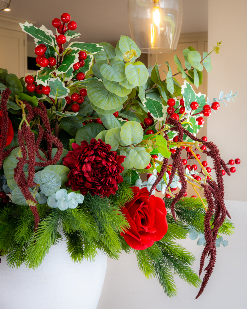 Luxury Winter Red Berry Bouquet