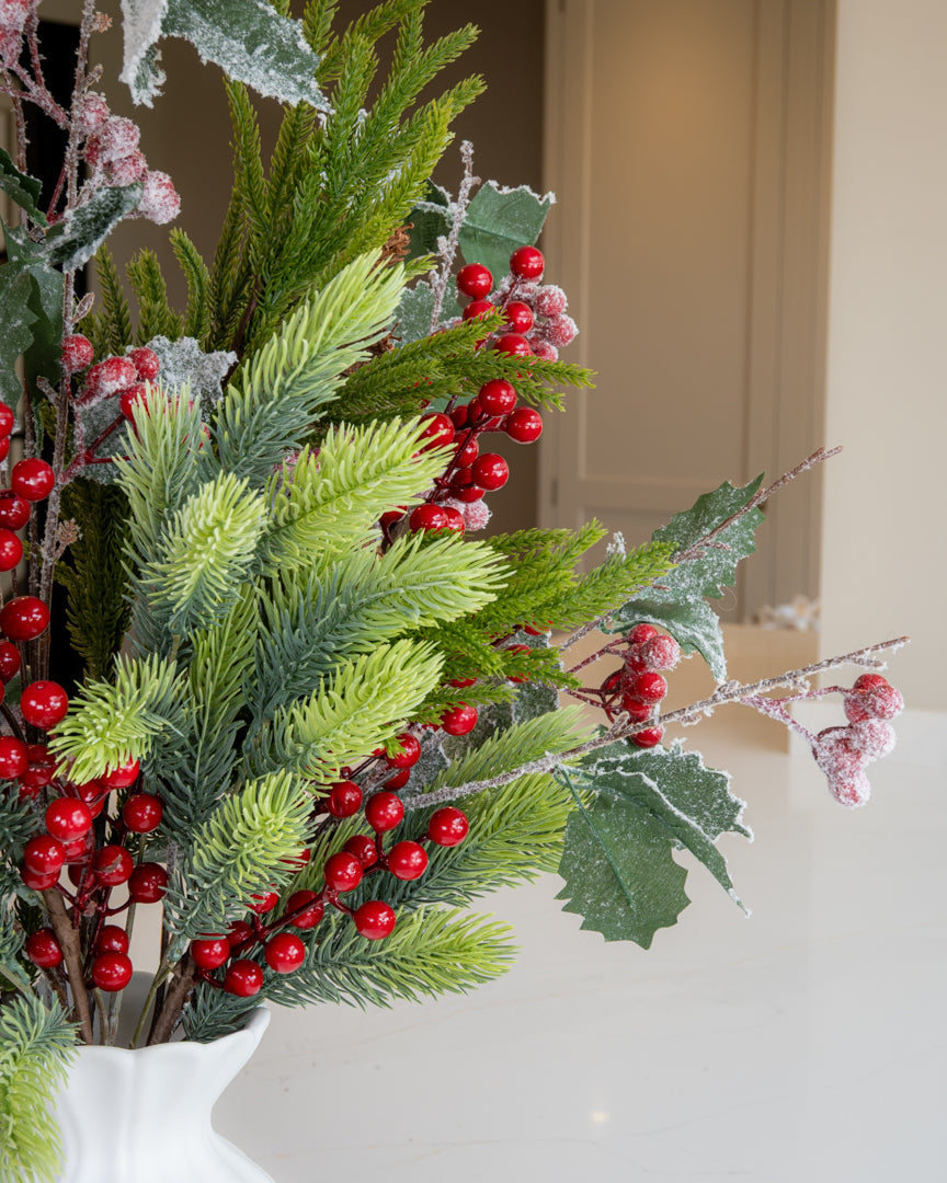 Winter Pine & Berry Bouquet