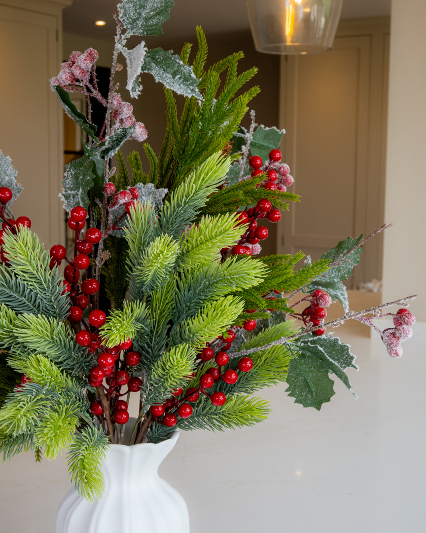 Winter Pine & Berry Bouquet