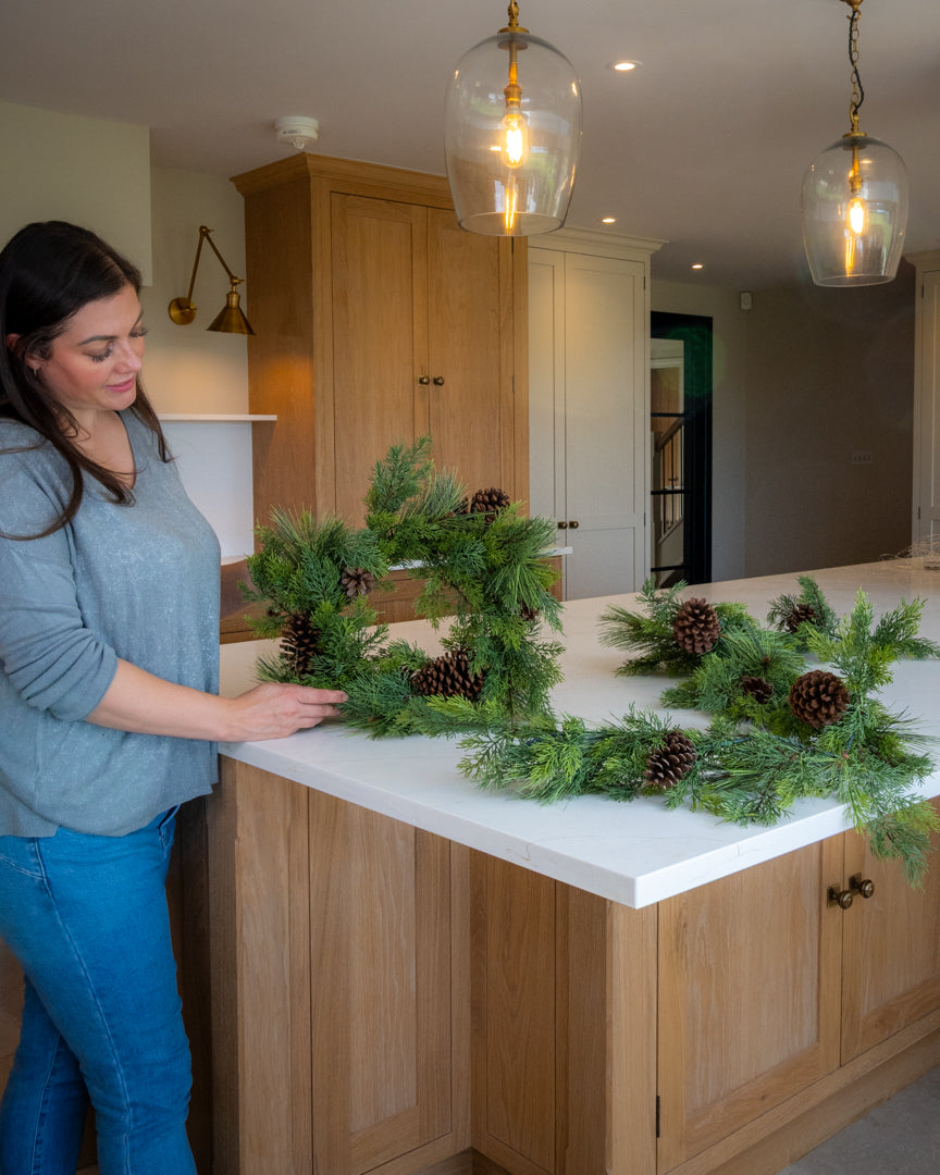 Realistic Pine & Cedar Garland