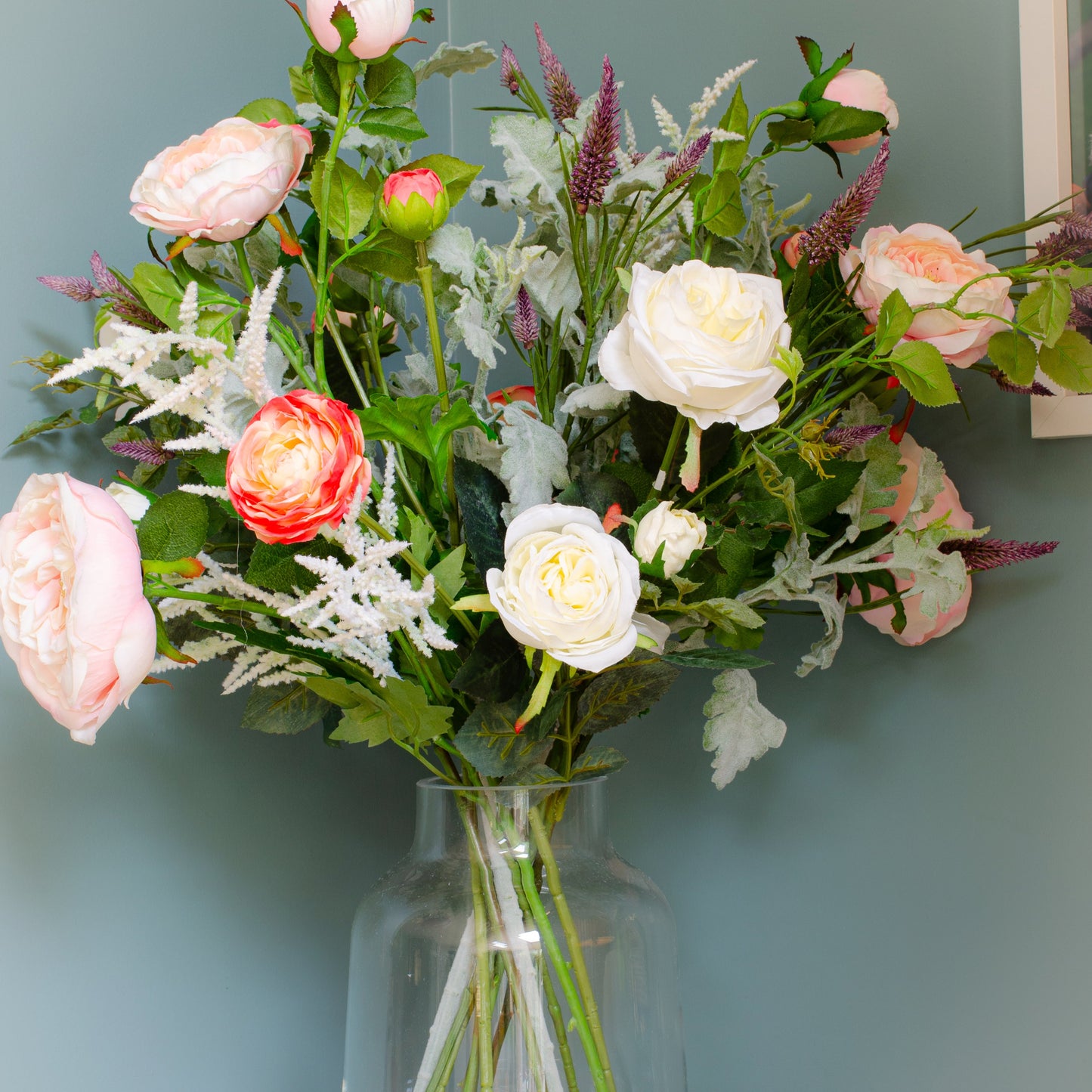 Rose & Ranunculus in Vase