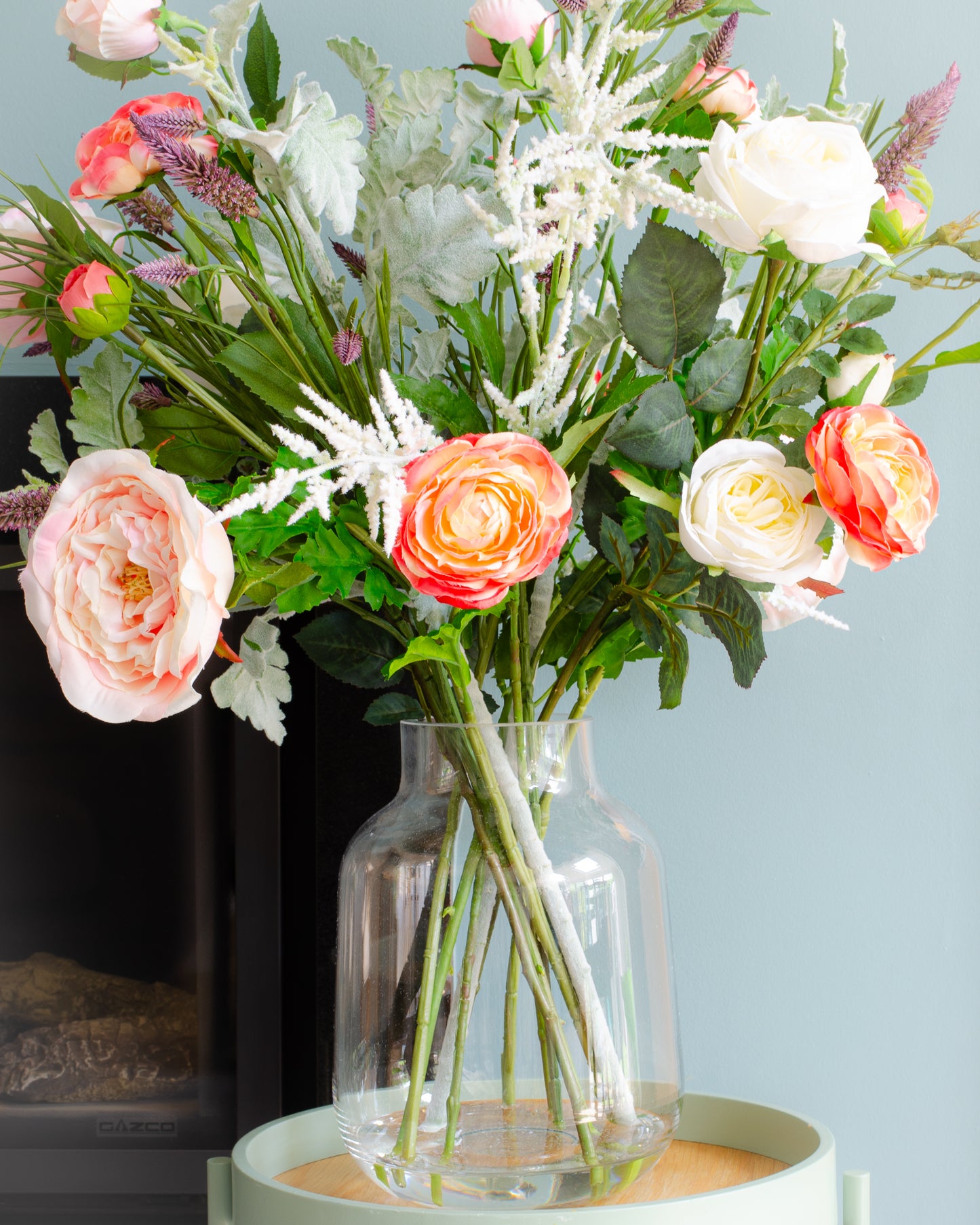 Rose & Ranunculus in Vase