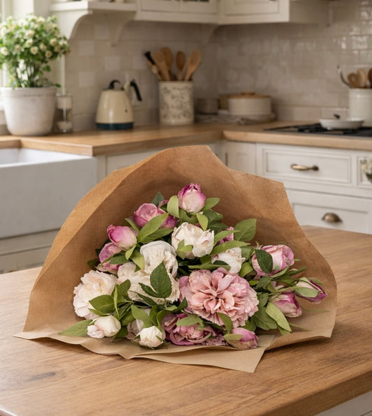 Pink & Cream Peony Bouquet