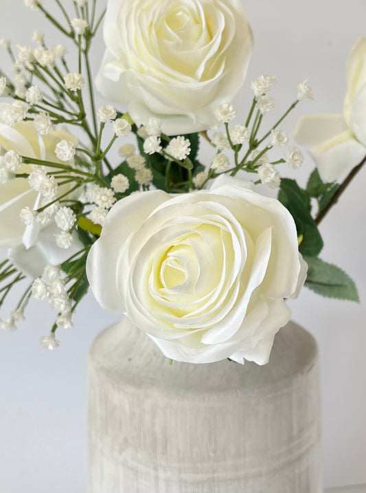 Ivory Rose Stem
