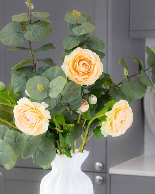 Real-Touch Ranunculus Stem - Apricot