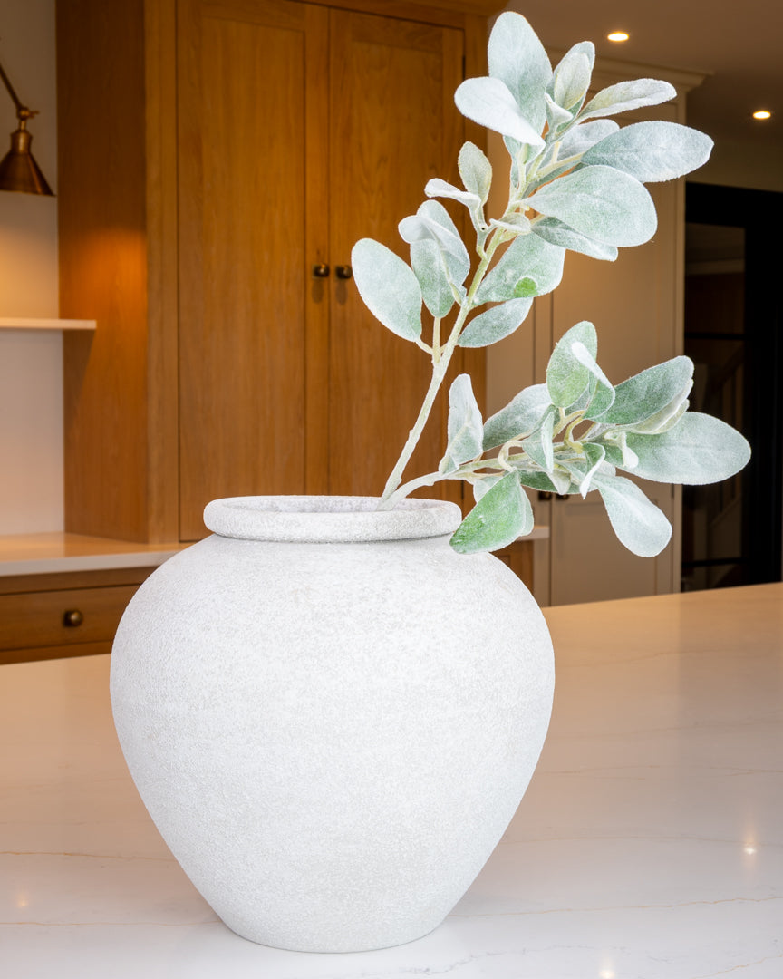 Flocked Lamb's Ear Stem