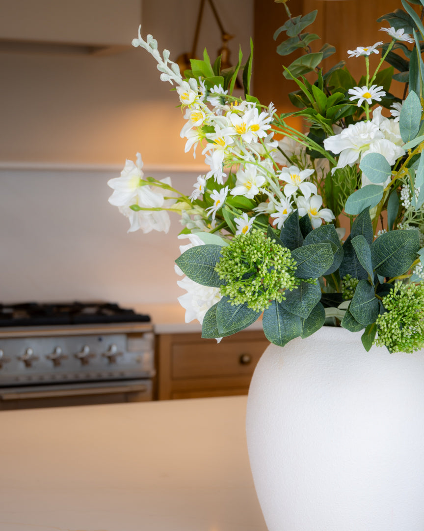 White and Spring Green Bouquet