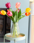 Load image into Gallery viewer, Rainbow of Tulips in Vase
