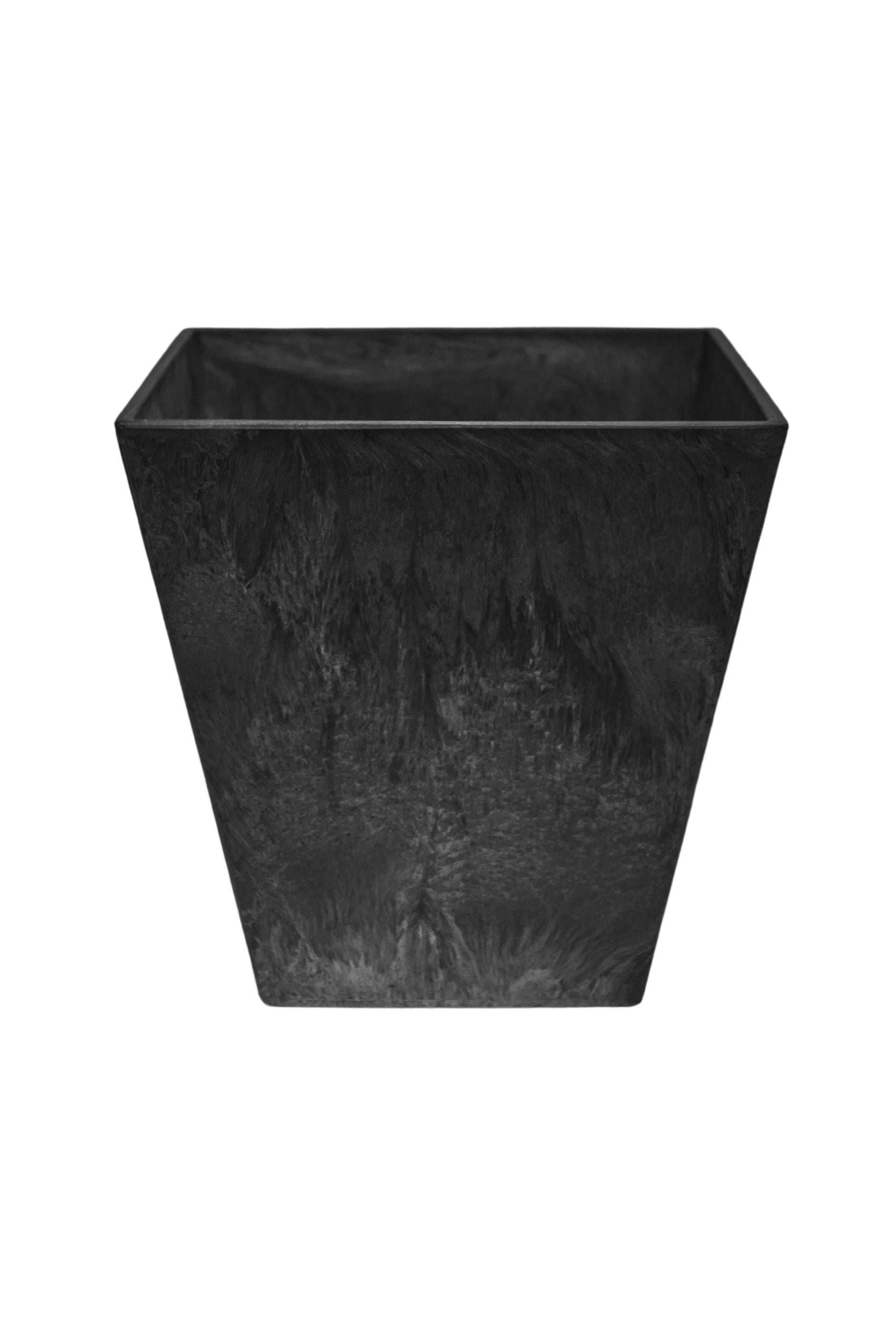 Buckingham Squat Planter - Black