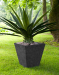 Load image into Gallery viewer, Buckingham Squat Planter - Black
