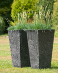 Load image into Gallery viewer, Buckingham Tall Planter - Black
