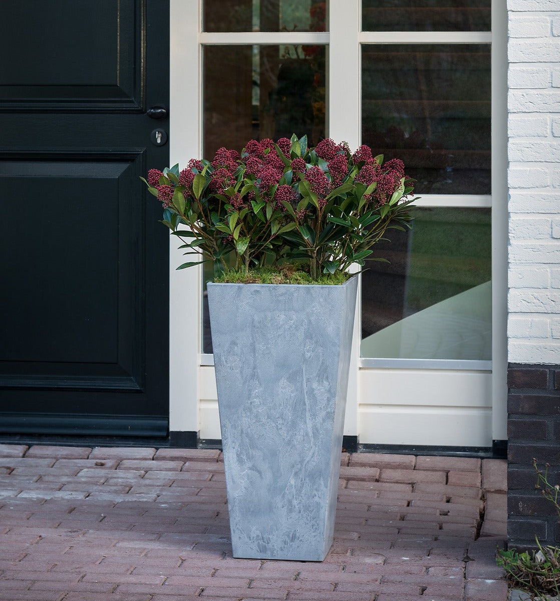 Buckingham Tall Planter Grey