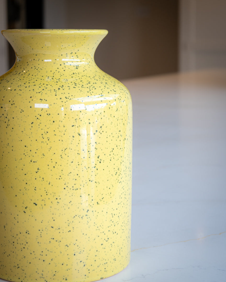 Ochre Speckled Vase
