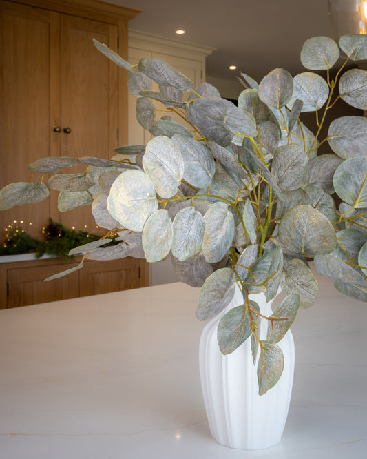 Gold Touched Eucalyptus Spray