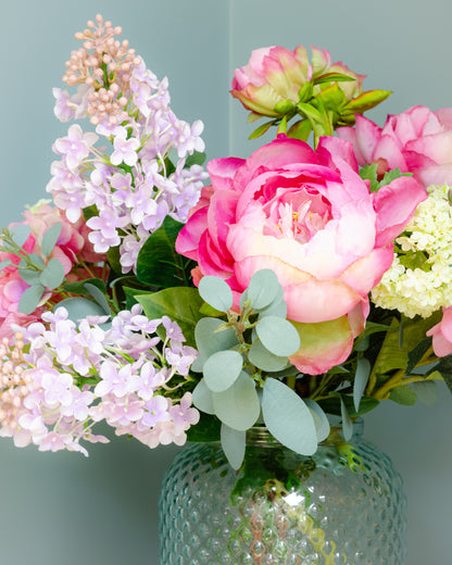 English Peony Garden in Vase