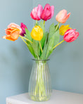 Load image into Gallery viewer, Rainbow of Tulips in Vase
