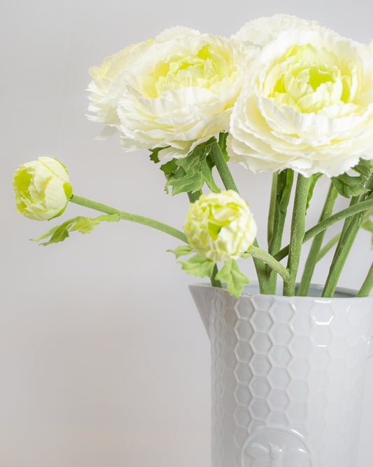 Cream/Green Ranunculus Spray