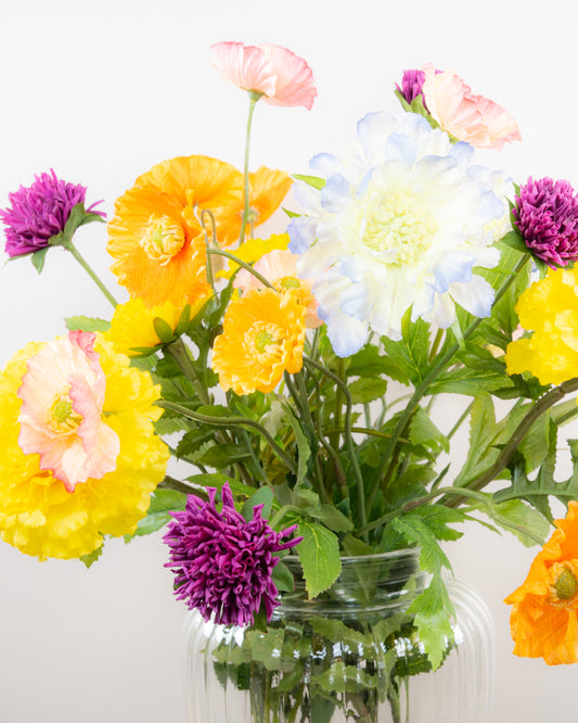 Meadow Poppies in Vase