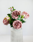 Load image into Gallery viewer, Mauve English Rose Stem
