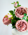 Load image into Gallery viewer, Mauve English Rose Stem
