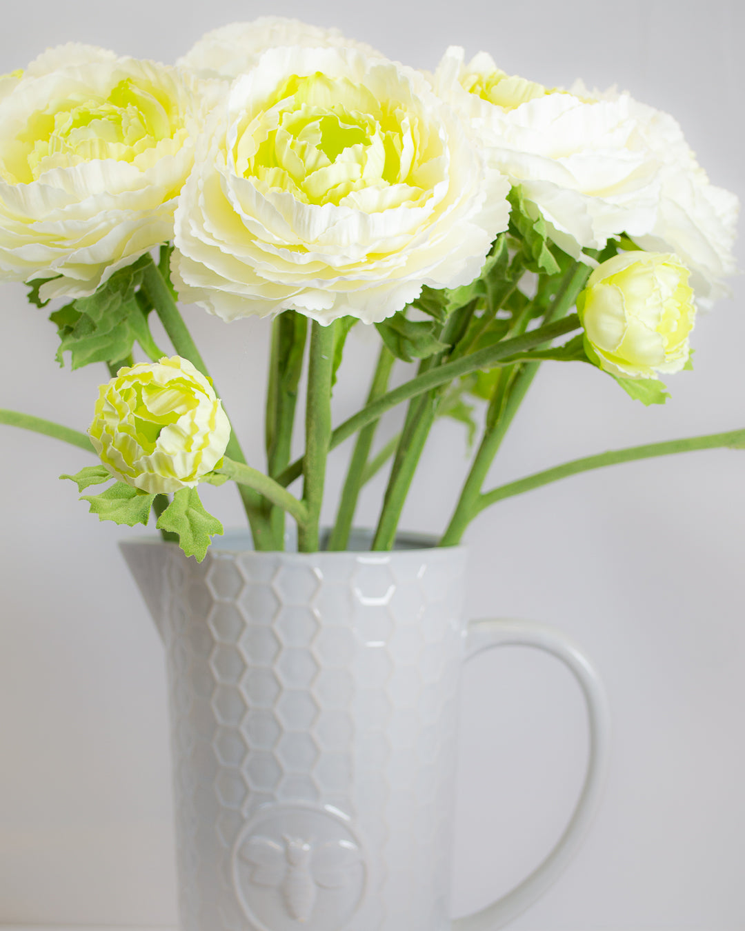 Cream/Green Ranunculus Spray