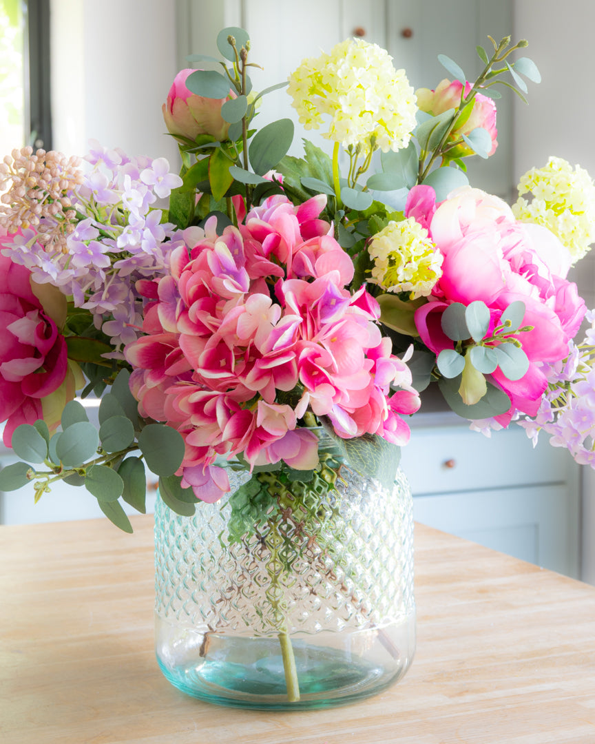 English Peony Garden in Vase