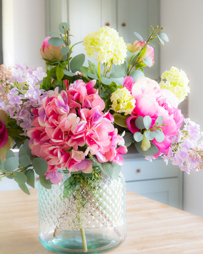English Peony Garden in Vase