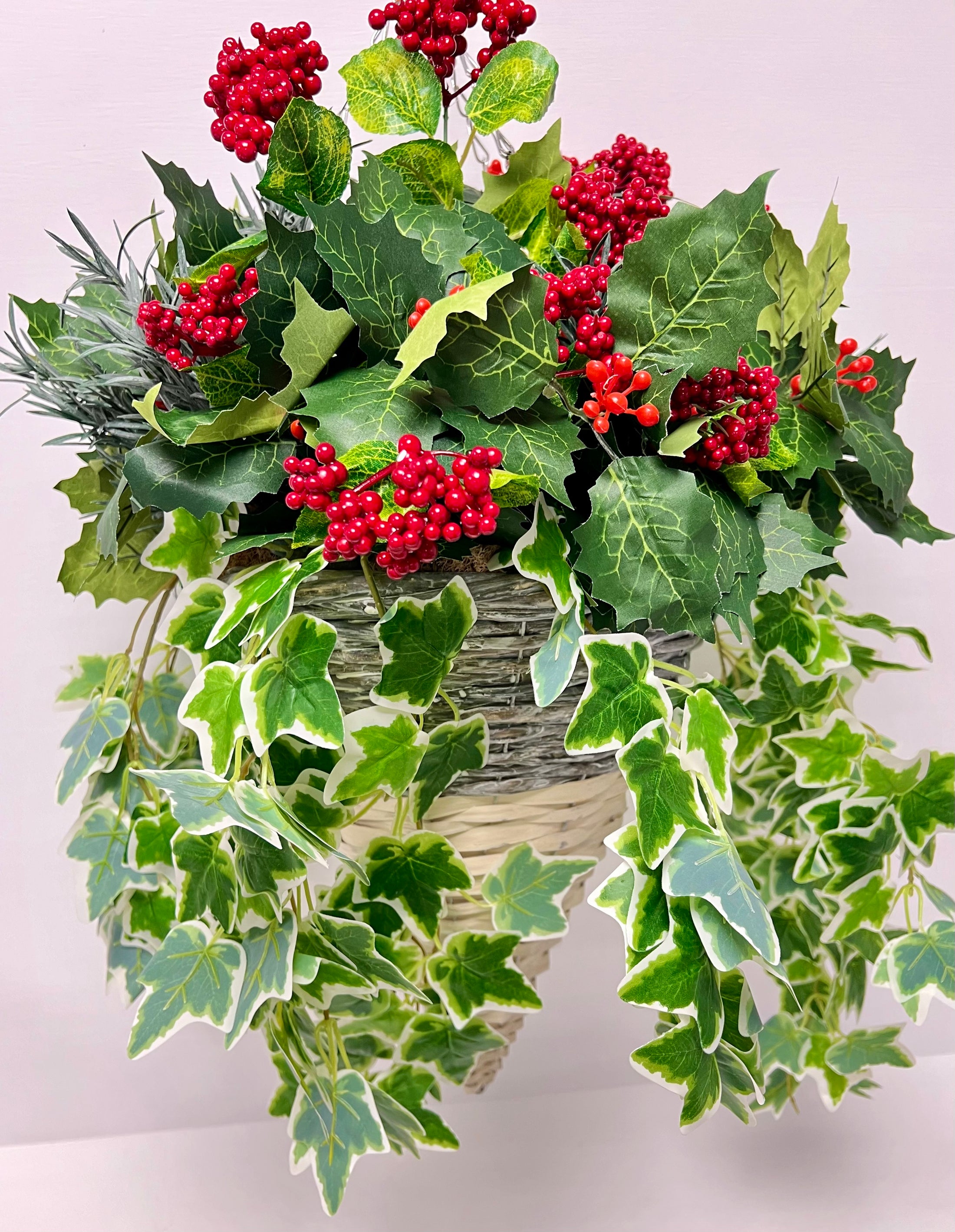 Winter Hanging Basket