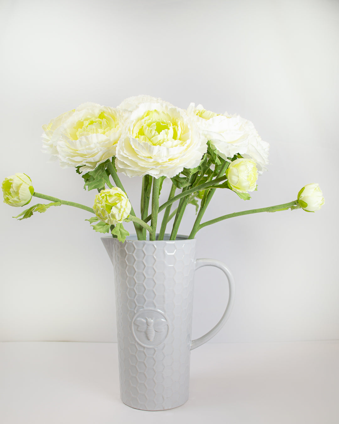 Cream/Green Ranunculus Spray