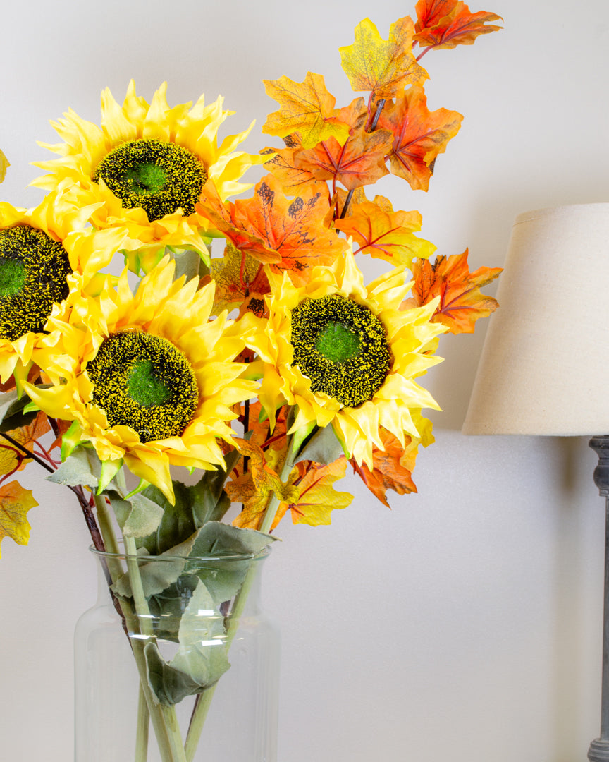 Large Yellow Sunflower Stem