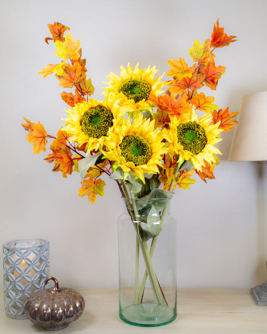 Large Yellow Sunflower Stem